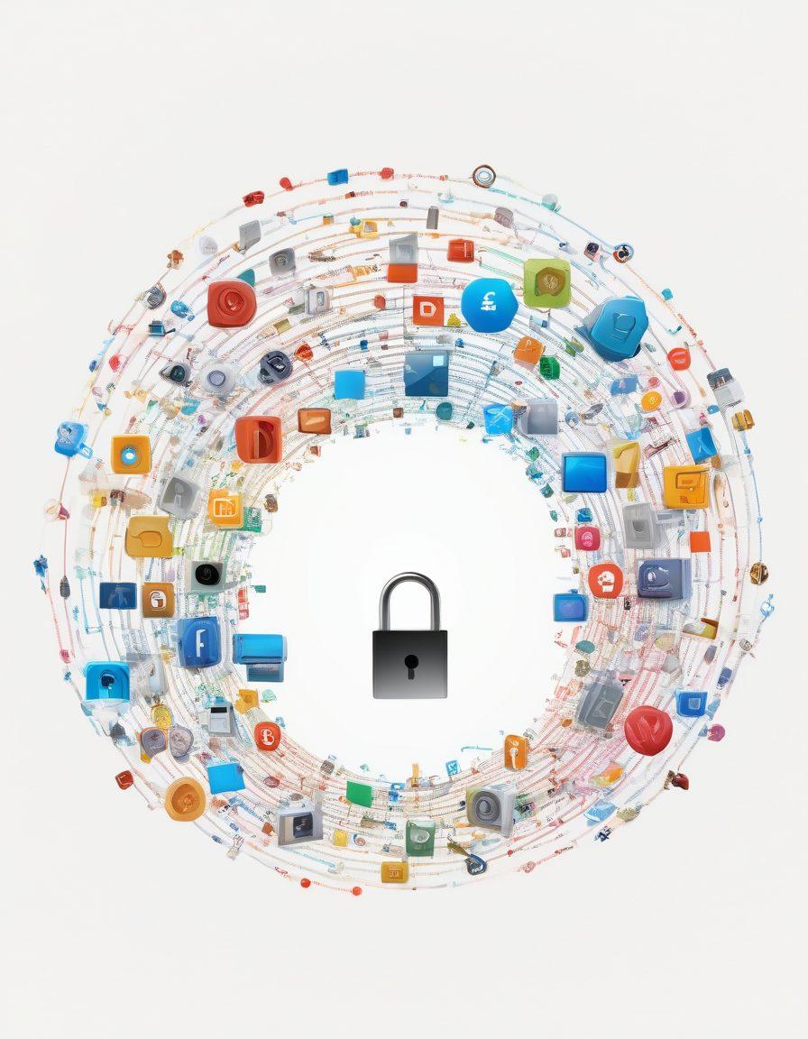 An open lock symbolizing accessibility, surrounded by various web elements like browsers, coding scripts, and diverse users engaging with technology devices. A vibrant digital landscape in the background, depicting interconnected networks and pathways. The scene conveys the idea of unlocking opportunities and freedom on the web. super-realistic. vibrant colors. white background.